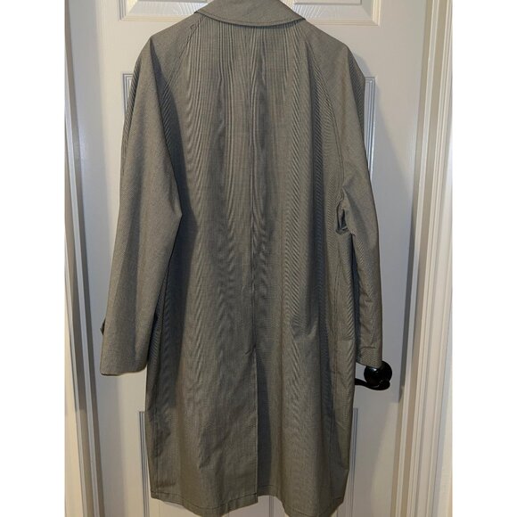 Vintage Brigadier by Curlee Men’s 42L Trench Coat–‎ Rain Repellent, Houndstooth - Picture 3 of 14